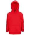03576 Kids Stellar SOL'S Kids Stellar Organic Hoodie Red colour image